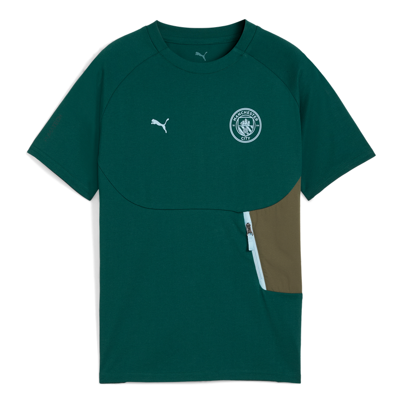 MCFC KIDS PUMATECH POCKET TEE - green