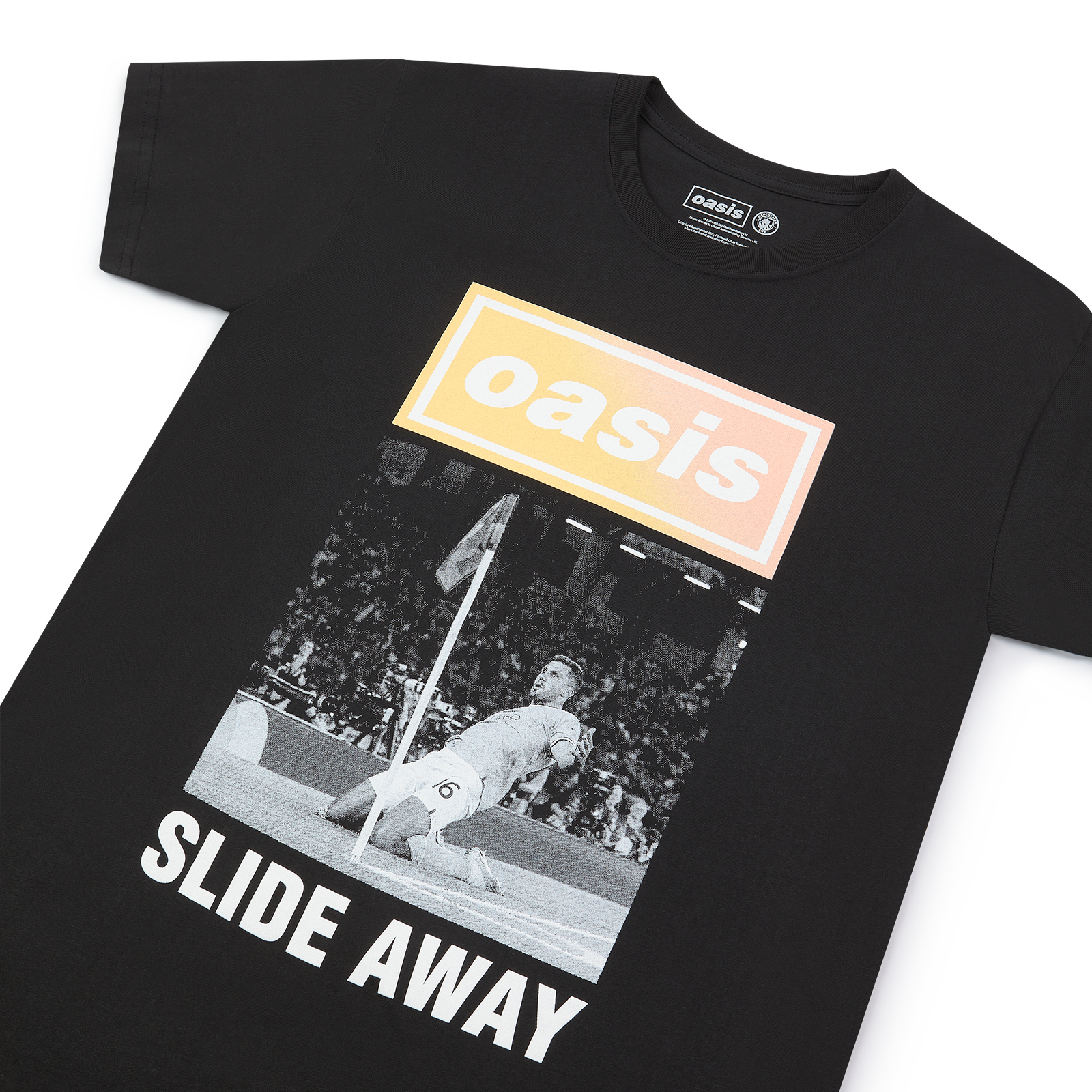 【翌日発送可能】 Manchester Man Official | T-Shirt Away Slide Oasis x City ミュージシャン