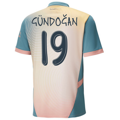 Manchester City 'Definitely City' Jersey 2024/25 With GÜNDOĞAN 19 printing