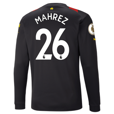 Manchester City Away Jersey 2022/23 long sleeve with MAHREZ 26 printing