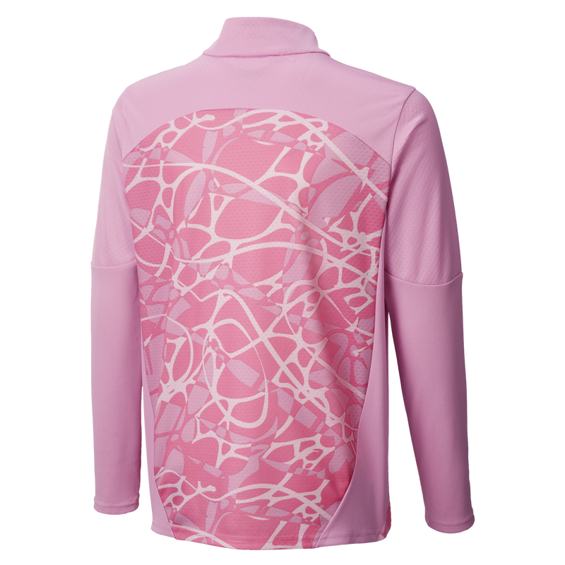 MCFC MW KIDS PREMATCH 1/4 ZIP TOP - pink icing