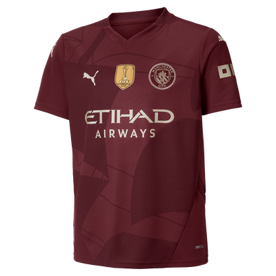 Kids' Manchester City Third Jersey 2024/25 With Custom Printing