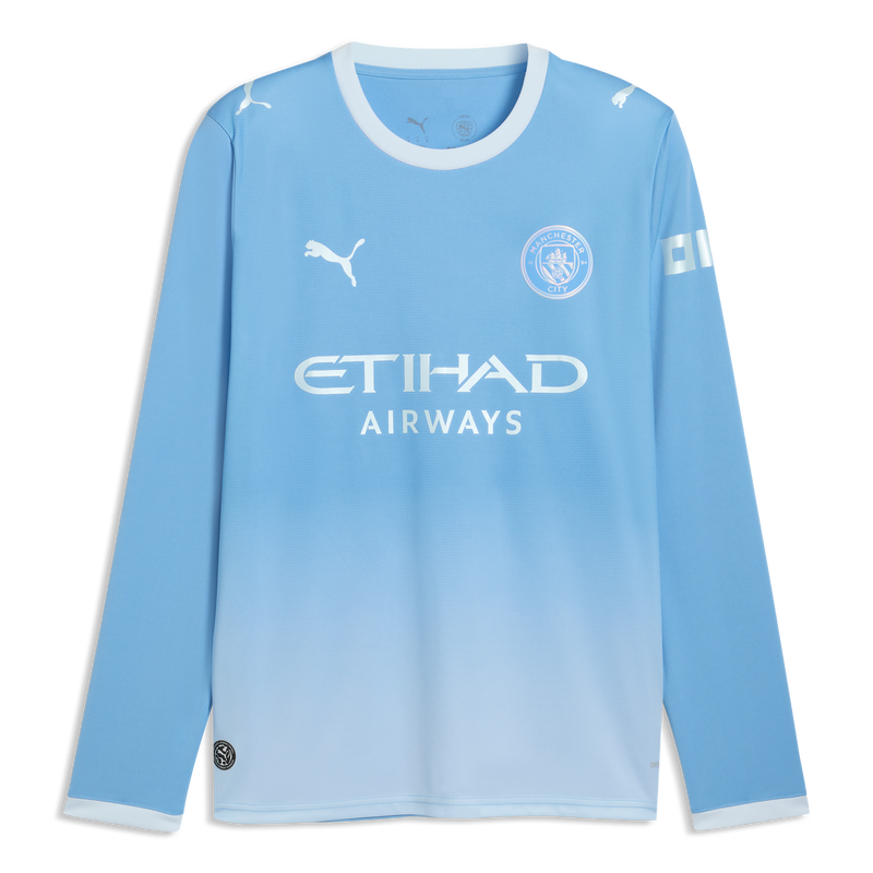 Manchester City Home Long Sleeve Jersey 2026/27 | Official Man