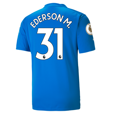Manchester City Goalkeeper Jersey 22/23 with EDERSON 31 printing