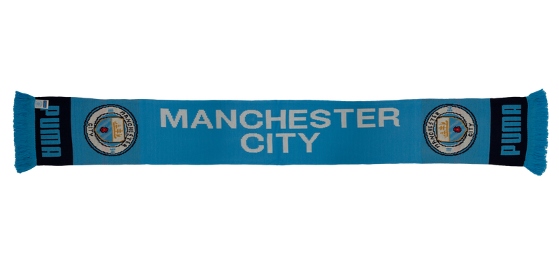 MCFC FW CRESTS SCARF P - blue