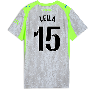 Womens' Manchester City Third Jersey 2025/26 With LEILA 15 Printing