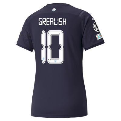 Womens Manchester City 3rd Shirt 21/22 with Jack Grealish printing