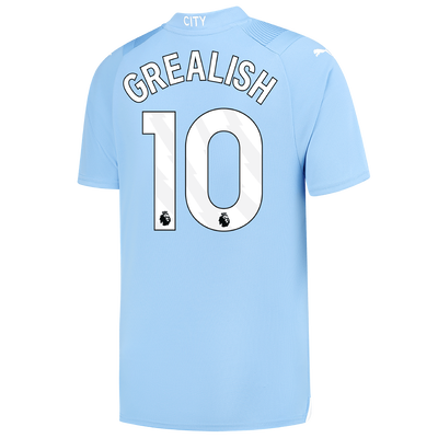 Manchester City Home Jersey 2023/24 with GREALISH 10 printing