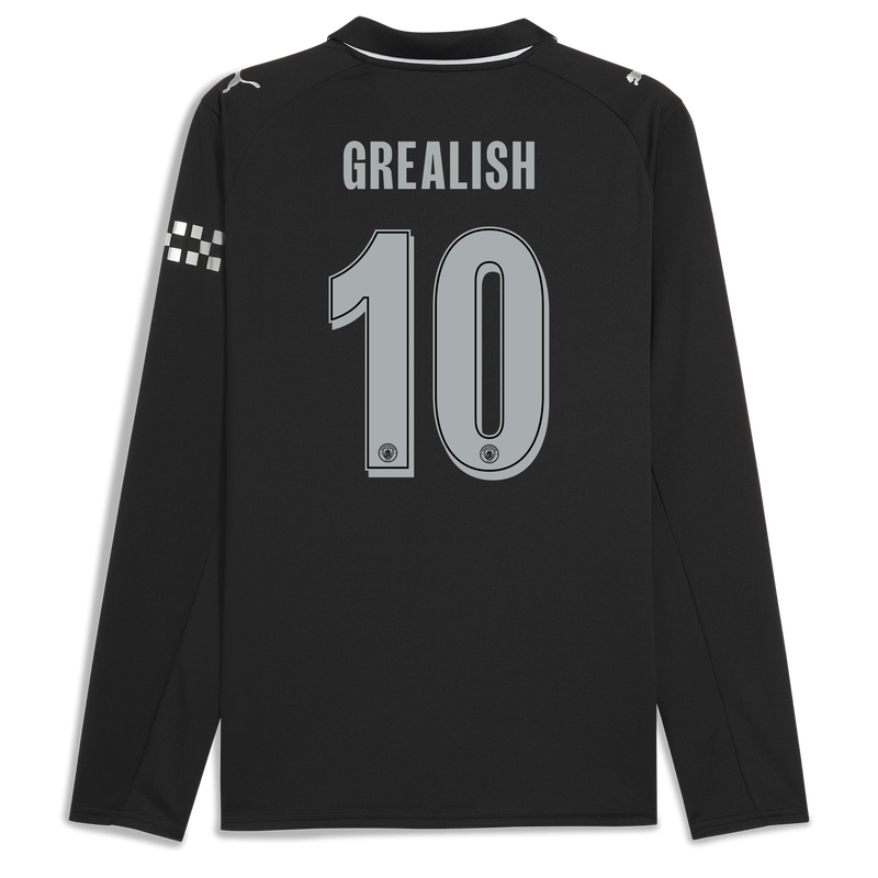 Mens Away SHIRT LS-GREALISH-10-EPL-PL - 