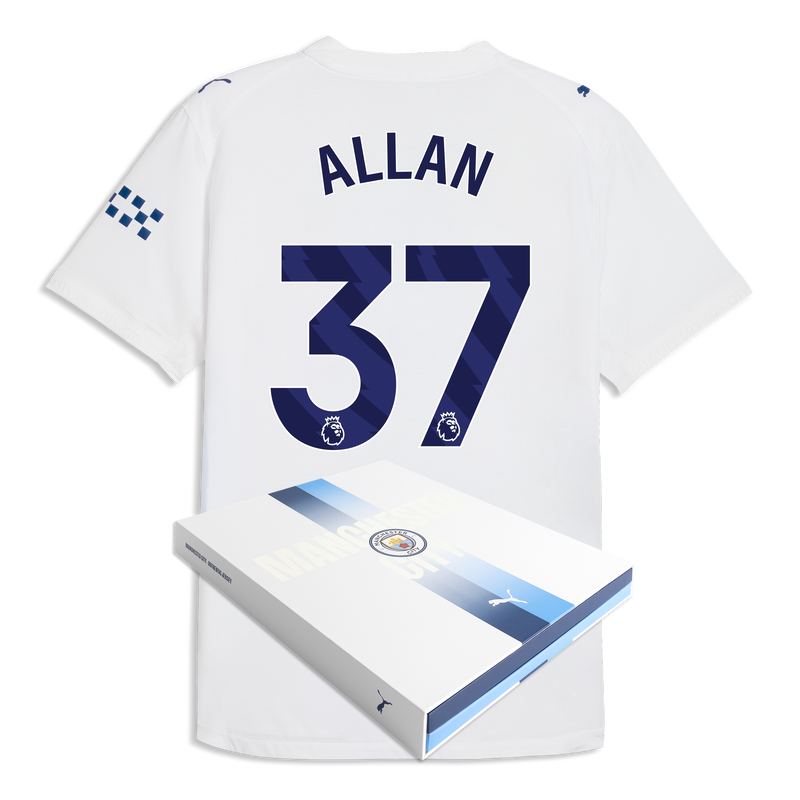 Manchester City Third Authentic Jersey 2026/27 With ALLAN 37 Printing ...