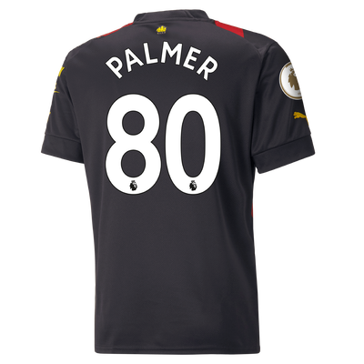 Manchester City Uitshirt 2022/23 met PALMER 80 bedrukking