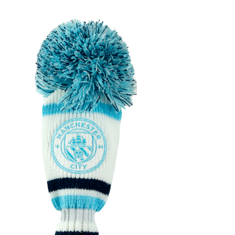 MCFC FW GOLF POMPOM HEADCOVER - white