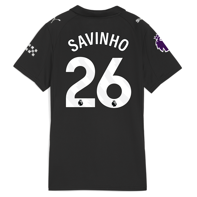 正規品　マンチェスター・シティ SAVINHO 26番 ジャージ レディース マンチェスター・シティ 2025/26 アウェイ SAVINHO