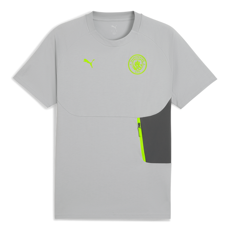 MCFC MENS PUMATECH POCKET TEE - grey