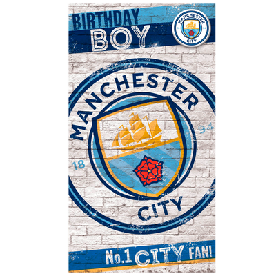 Manchester City 'Birthday Boy' Graffiti Card