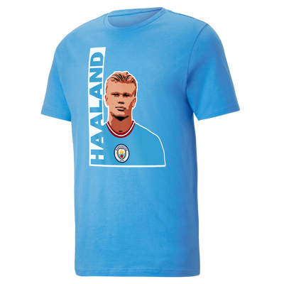 Camiseta gráfica de Haaland, del Manchester City