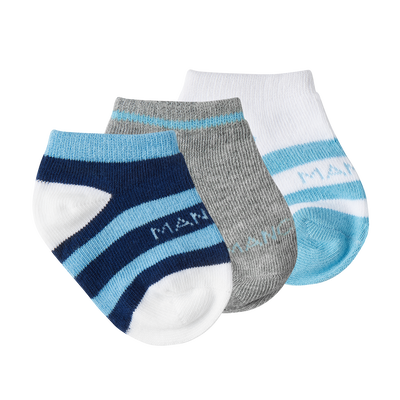 Conjunto de regalo de 3 pares de calcetines para bebé del Manchester City
