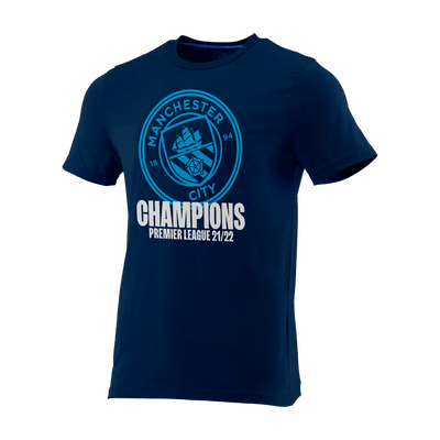 Kids Manchester City Champions Crest Tee