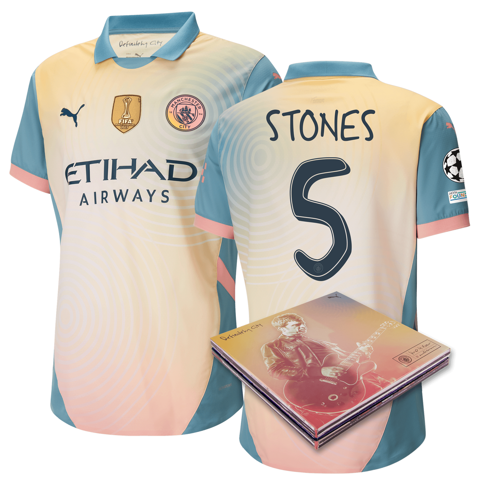 Manchester City Authentic 'Definitely City' Jersey 2024/25 Manchester City Authentic 'Definitely City' Jersey 2024/25