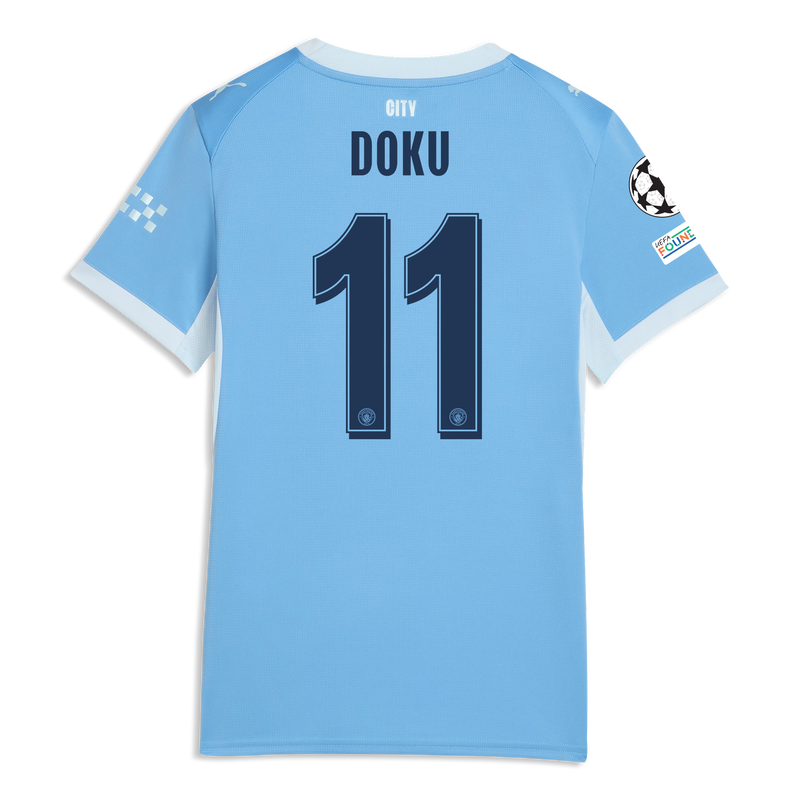 け*す様 Manchester City ユニフォーム Women's Manchester City Home Jersey 2026/27 With DOKU 11 Printing