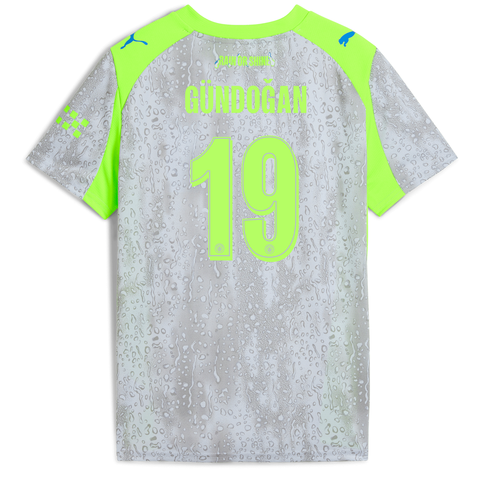 Kids' Manchester City Third Jersey 2025/26 With GÜNDOĞAN 19