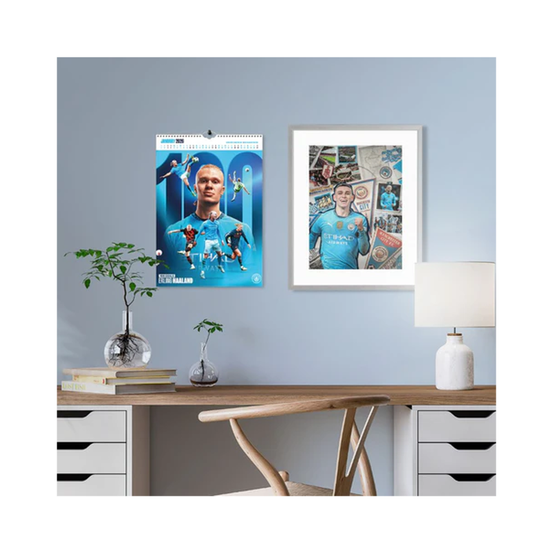 MCFC 2026 A3 CALENDAR - blue