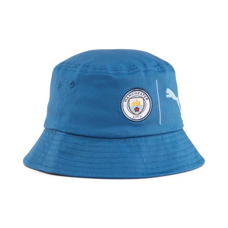 MCFC LW FAN BUCKET HAT - lake blue