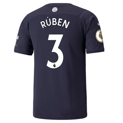 Camiseta 3ª Equipación Manchester City 21/22 con estampado de Rúben Dias
