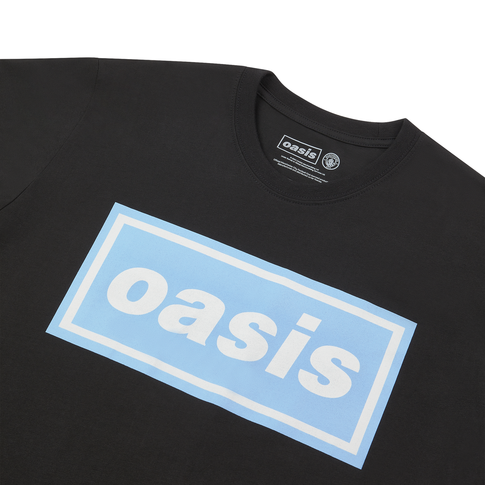 Manchester City x Oasis Logo T-Shirt | Official Man City Store Manchester City x Oasis Logo T-Shirt | Official Man City Store