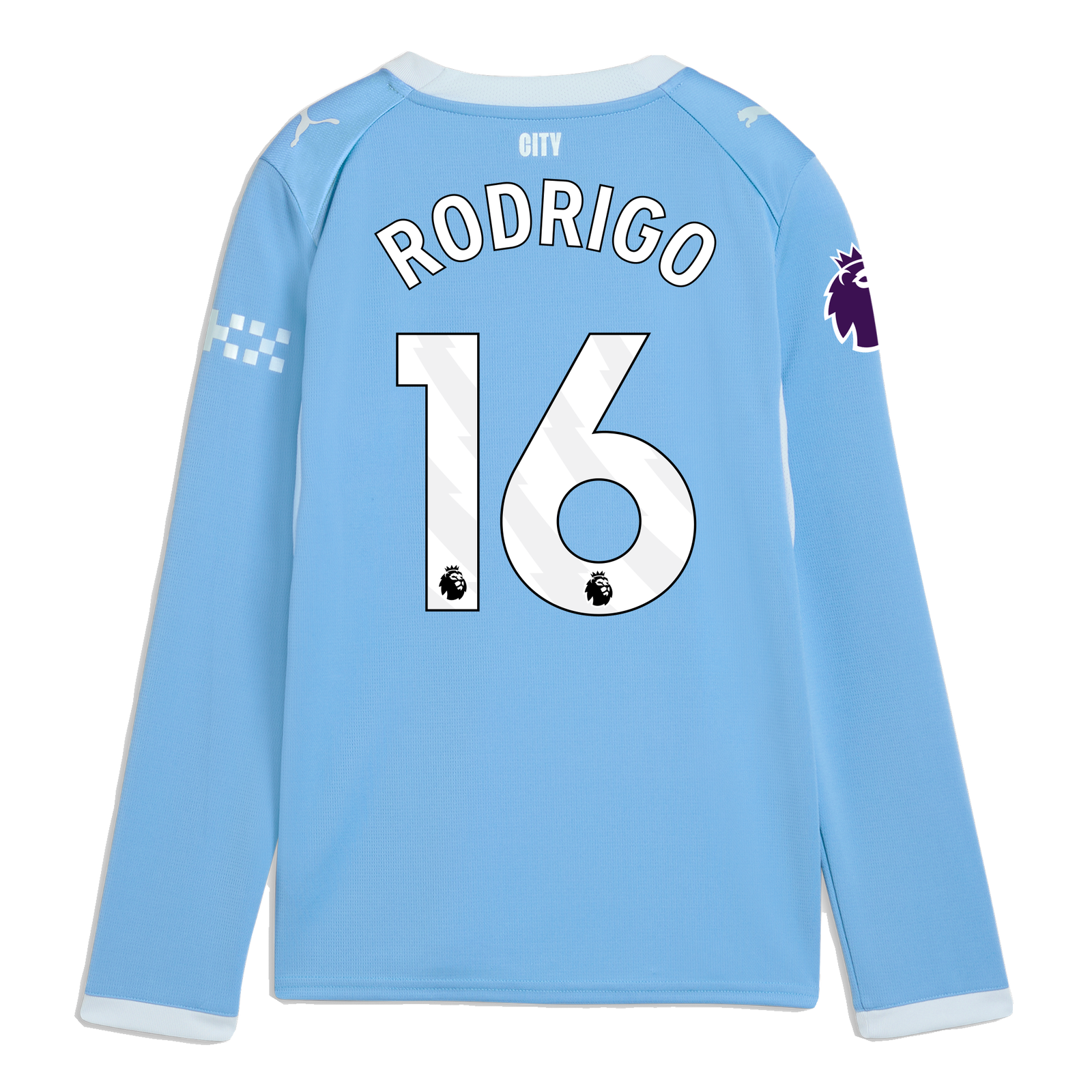 マンチェスター・シティ RODRIGO 16番 シャツ キッズ マンチェスター・シティ ホームユニフォーム 2026/27 長袖
