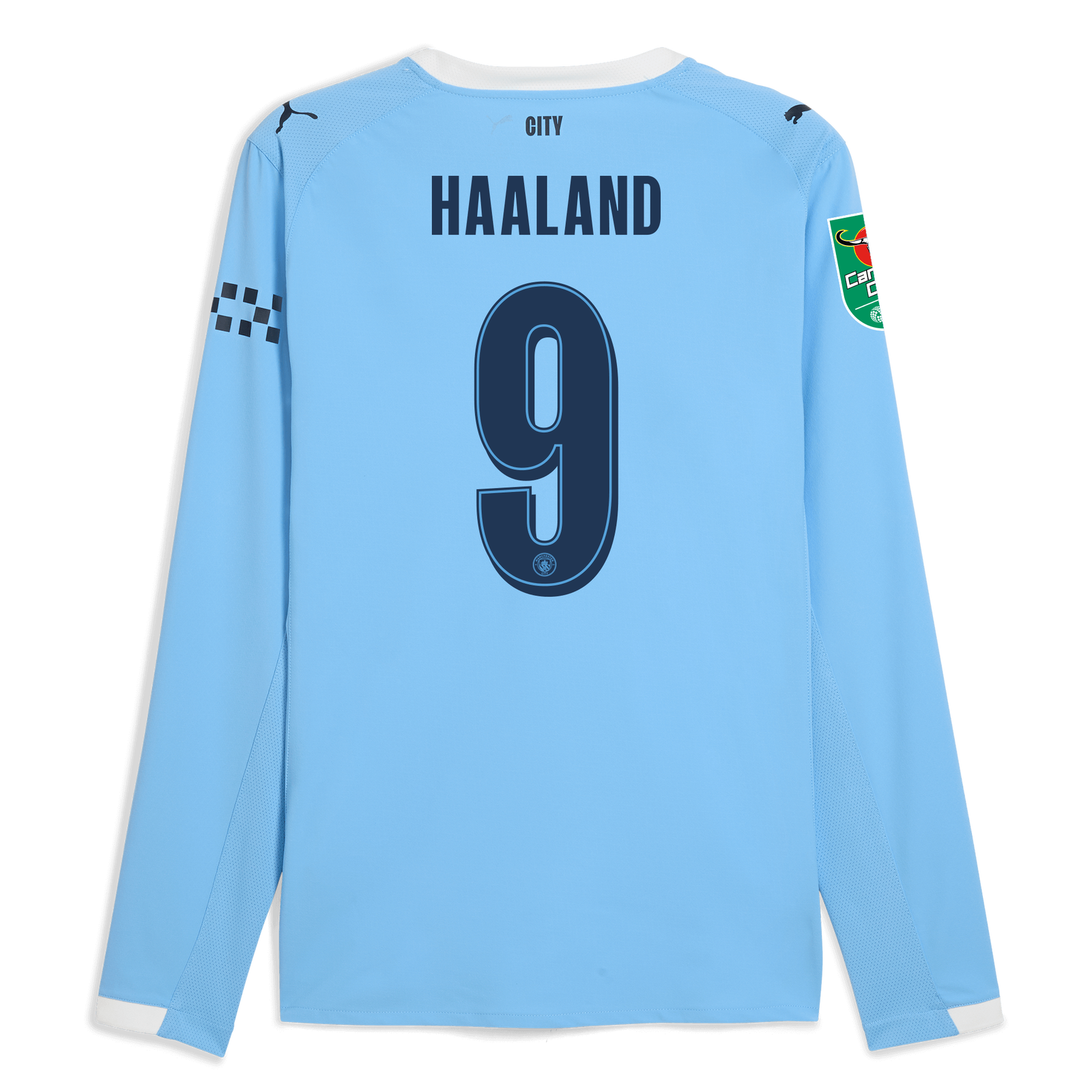 マンチェスター・シティ Haaland Lサイズ ブルーシャツ ハーランド #9