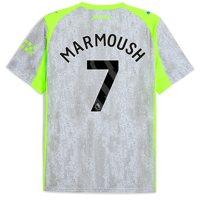 Manchester City 2025/26 Derde Shirt met bedrukking van MARMOUSH 7 Printing