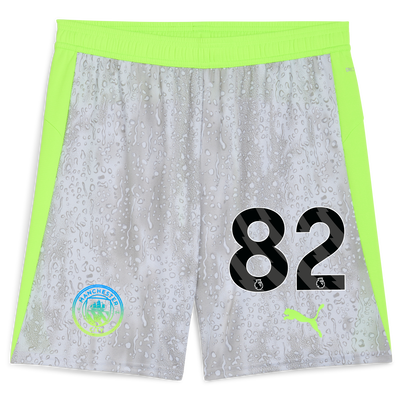 Manchester City Football Shorts 2025/26 with #82