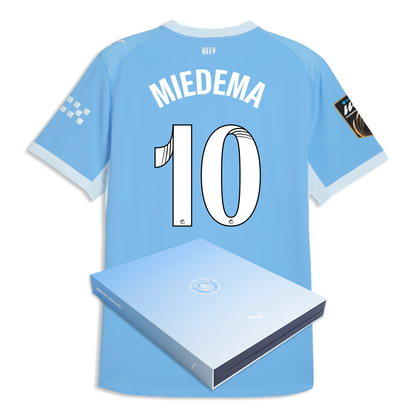 Manchester City Home Authentic Jersey 2026/27 With MIEDEMA 10