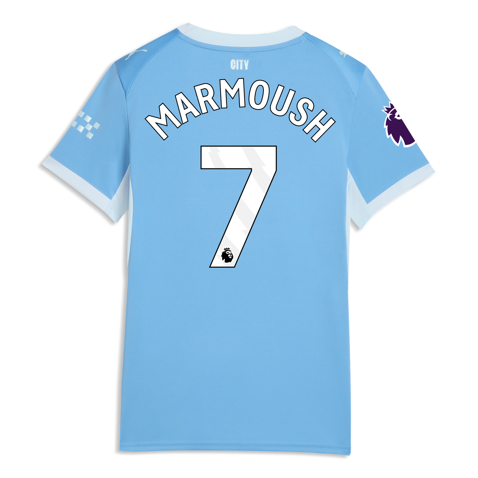 Women's Manchester City Home Jersey 2026/27 With MARMOUSH 7