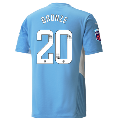 Manchester City Home Shirt 21/22 with Lucy Bronze printing
