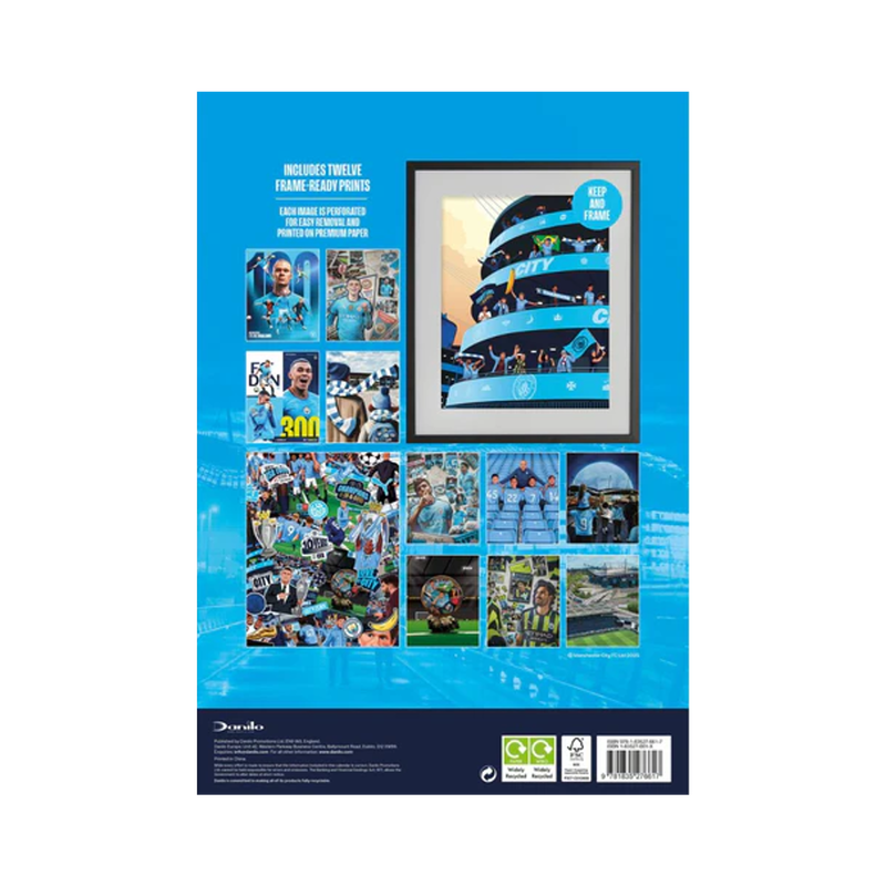 MCFC 2026 A3 CALENDAR - blue