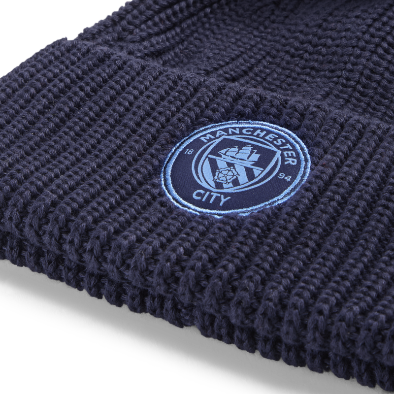 MCFC ESS KIDS BEANIE - navy