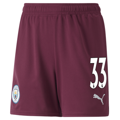 Kids' Manchester City Goalkeeper Shorts 22/23 with #33
