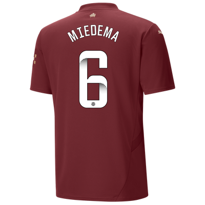 Manchester City Third Jersey 2024/25 With MIEDEMA 6 Printing