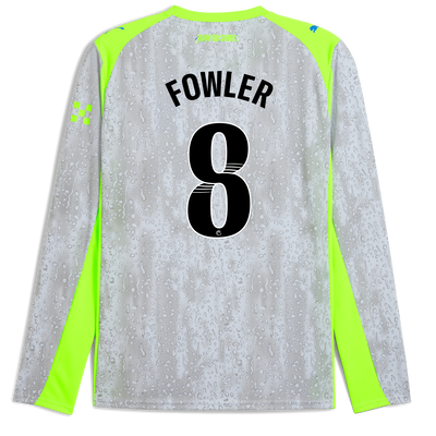 Manchester City Third Jersey 2025/26 Long Sleeve With FOWLER 8 Printing