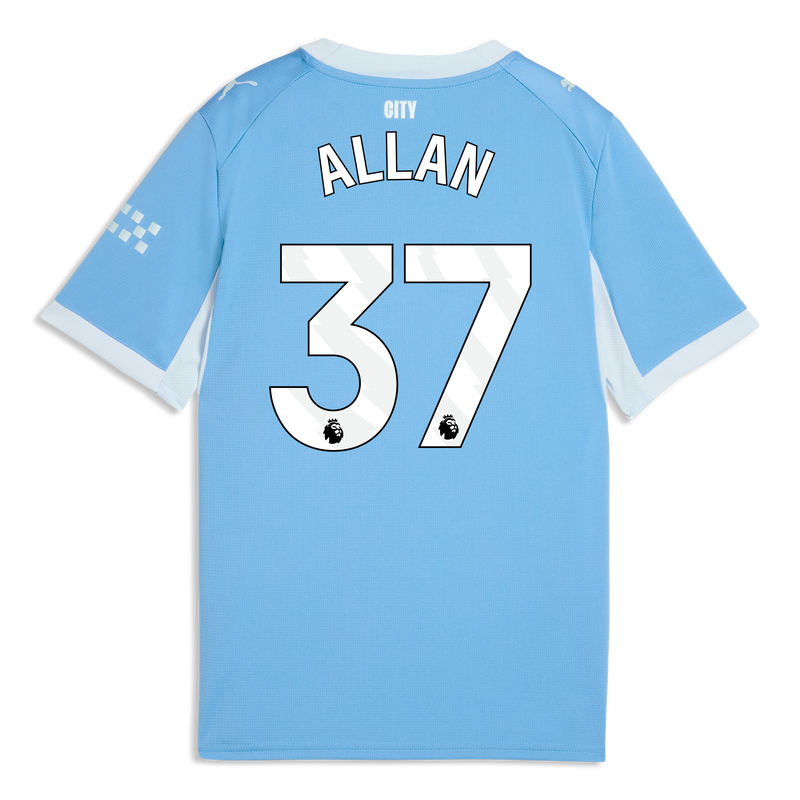 Master Mach Kinder Manchester City Heimtrikot 2026/27 mit ALLAN 37 Beflockung ...