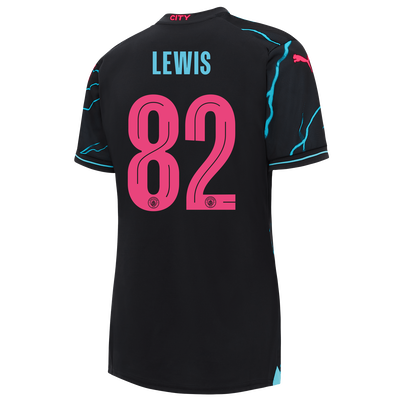 Women's Manchester City Third Jersey 2023/24 with LEWIS 82 printing