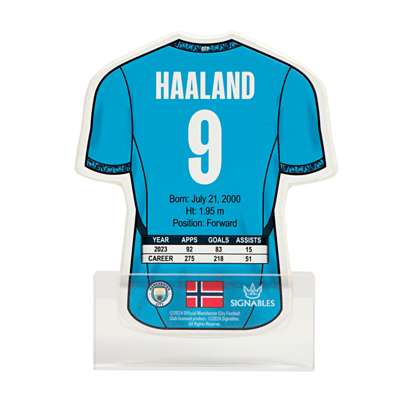 MCFC 24/25 HAALAND SIGNABLE - blue