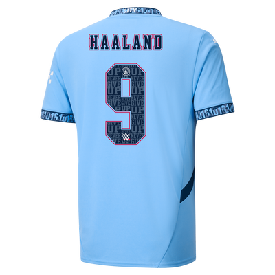 Manchester City Home Jersey 2024/25 with HAALAND 9 printing