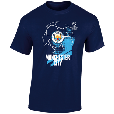 Maglietta con grafica Manchester City UCL City