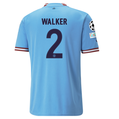 Manchester City Home Jersey 22/23 with WALKER 2 printing