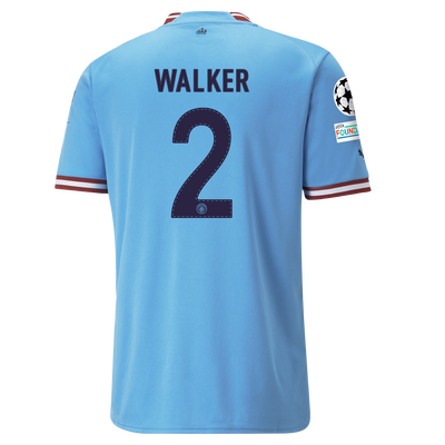Manchester City Home Jersey 22/23 with WALKER 2 printing