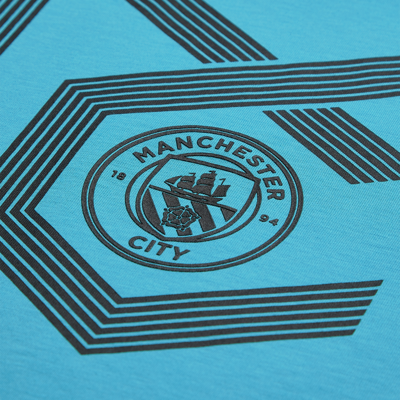 MCFC FW MENS MONOGRAM TSHIRT - electric blue