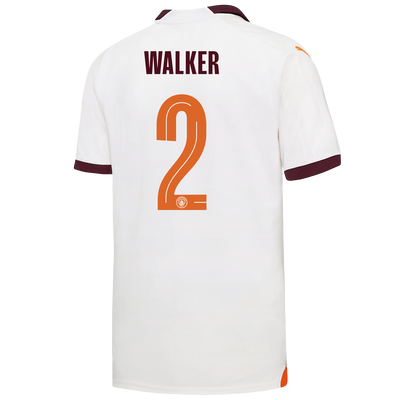 Manchester City Auswärtstrikot 2023/24 mit WALKER 2 Aufdruck